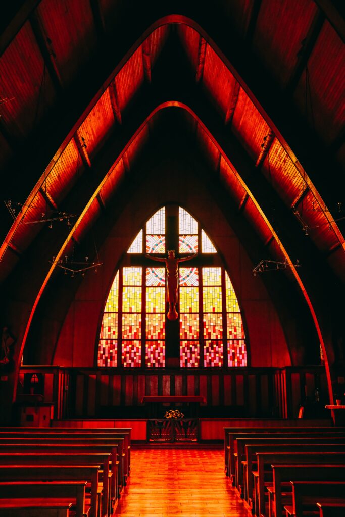 window at church