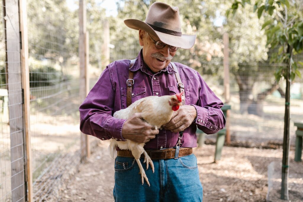 man wearing cowboy hat